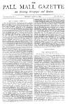 Pall Mall Gazette Tuesday 12 May 1885 Page 1