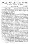 Pall Mall Gazette Tuesday 26 May 1885 Page 1