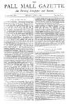 Pall Mall Gazette Tuesday 02 June 1885 Page 1