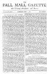 Pall Mall Gazette Saturday 11 July 1885 Page 1