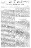 Pall Mall Gazette Tuesday 01 September 1885 Page 1