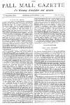 Pall Mall Gazette Monday 07 September 1885 Page 1