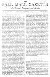 Pall Mall Gazette Thursday 10 December 1885 Page 1