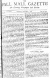 Pall Mall Gazette Monday 04 January 1886 Page 1