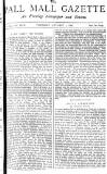 Pall Mall Gazette Thursday 07 January 1886 Page 1