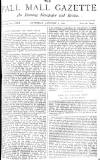 Pall Mall Gazette Saturday 09 January 1886 Page 1