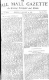 Pall Mall Gazette Thursday 14 January 1886 Page 1