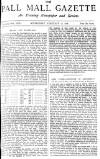 Pall Mall Gazette Wednesday 10 February 1886 Page 1