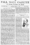 Pall Mall Gazette Tuesday 17 August 1886 Page 1