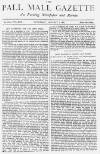 Pall Mall Gazette Saturday 01 January 1887 Page 1