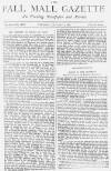 Pall Mall Gazette Tuesday 04 January 1887 Page 1