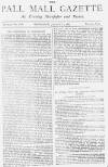 Pall Mall Gazette Wednesday 05 January 1887 Page 1