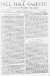 Pall Mall Gazette Monday 10 January 1887 Page 1