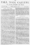 Pall Mall Gazette Friday 14 January 1887 Page 1