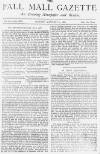 Pall Mall Gazette Monday 31 January 1887 Page 1