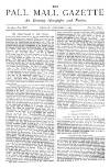 Pall Mall Gazette Monday 07 February 1887 Page 1
