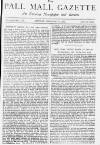Pall Mall Gazette Monday 21 February 1887 Page 1
