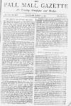 Pall Mall Gazette Thursday 24 March 1887 Page 1