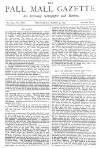Pall Mall Gazette Wednesday 30 March 1887 Page 1