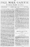 Pall Mall Gazette Saturday 23 April 1887 Page 1