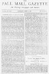 Pall Mall Gazette Thursday 28 April 1887 Page 1