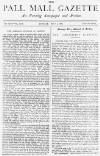 Pall Mall Gazette Monday 02 May 1887 Page 1