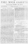 Pall Mall Gazette Tuesday 03 May 1887 Page 1