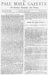 Pall Mall Gazette Monday 09 May 1887 Page 1