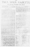 Pall Mall Gazette Saturday 21 May 1887 Page 1