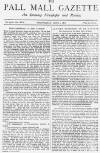 Pall Mall Gazette Wednesday 29 June 1887 Page 1