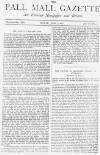 Pall Mall Gazette Friday 03 June 1887 Page 1