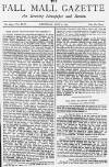 Pall Mall Gazette Saturday 02 July 1887 Page 1