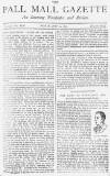 Pall Mall Gazette Friday 22 July 1887 Page 1