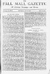 Pall Mall Gazette Saturday 30 July 1887 Page 1