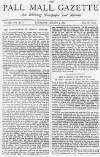 Pall Mall Gazette Thursday 04 August 1887 Page 1