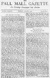 Pall Mall Gazette Tuesday 09 August 1887 Page 1