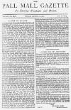 Pall Mall Gazette Friday 12 August 1887 Page 1