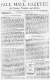 Pall Mall Gazette Wednesday 17 August 1887 Page 1