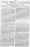 Pall Mall Gazette Friday 02 September 1887 Page 1