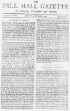 Pall Mall Gazette Monday 05 September 1887 Page 1