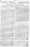 Pall Mall Gazette Tuesday 06 September 1887 Page 1
