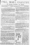 Pall Mall Gazette Friday 09 September 1887 Page 1