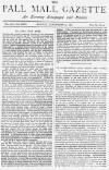 Pall Mall Gazette Monday 12 September 1887 Page 1