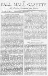 Pall Mall Gazette Wednesday 14 September 1887 Page 1