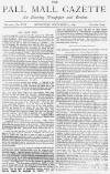 Pall Mall Gazette Wednesday 21 September 1887 Page 1