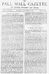Pall Mall Gazette Thursday 22 September 1887 Page 1