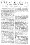 Pall Mall Gazette Saturday 24 September 1887 Page 1