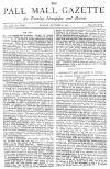 Pall Mall Gazette Friday 07 October 1887 Page 1