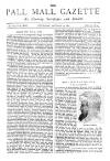 Pall Mall Gazette Thursday 13 October 1887 Page 1
