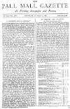Pall Mall Gazette Saturday 15 October 1887 Page 1